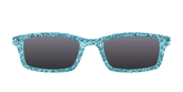 The Polarized Aquamarine Sparkle Sun Top
