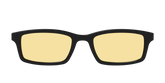 The Black With Citrine Yellow Lens