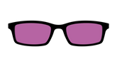 The Black with Violet Golf Lens