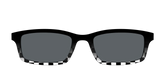 The Polarized Checkerboard Fade Sun Top
