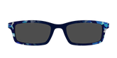 The Polarized Indigo Tortoise Sun Top
