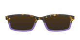 The Polarized Lavender Tortoise Split Sun Top