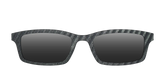 The Polarized Obsidian Stripe Sun Top