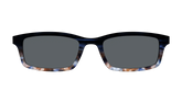 The Polarized Blue Horn Tortoise Sun Top