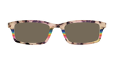 The Polarized Prism Split Tortoise Sun Top