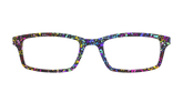 The Rainbow Splatter Black