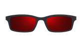 The Polarized Red Reflective Sun Top
