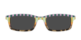 The Polarized Summer Stripes Tortoise Sun Top