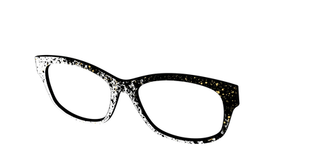 The Black & White Splatter
