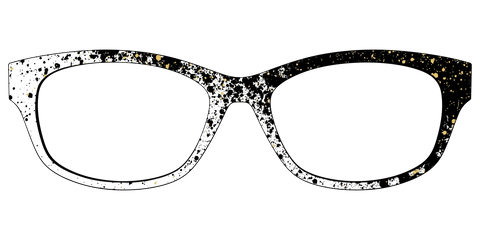 The Black & White Splatter