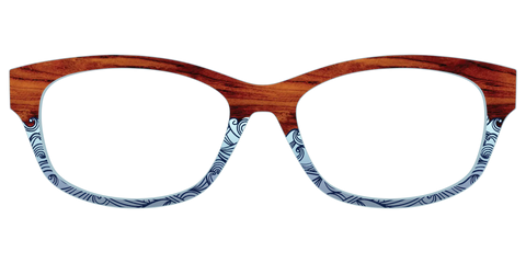 The Blue Wood Waves Crystal