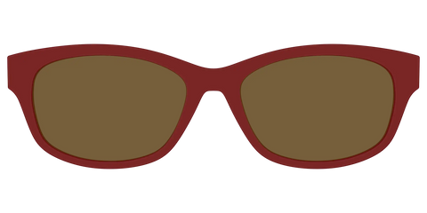The Polarized Burgundy Sun Top