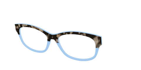The Denim Tortoise Crystal Split