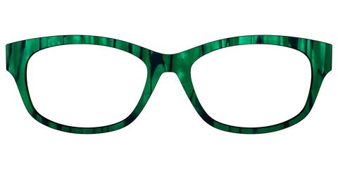 The Emerald Moire Stripes
