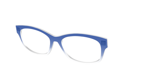 The Indigo Gradient Crystal