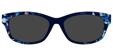 The Polarized Indigo Tortoise Sun Top
