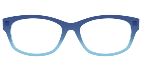 The Indigo to Sky Blue Gradient Crystal