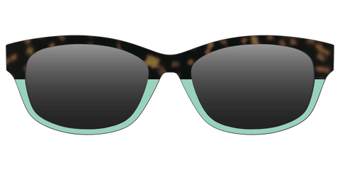 The Polarized Matcha Split Sun Top