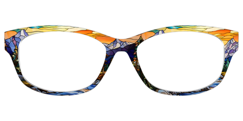 The Mountainscape Stained Glass