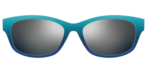 The Polarized Ocean Blue Sun Top