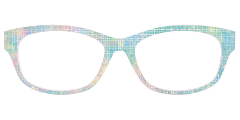 The Pastel Gradient with Holographic Hatching
