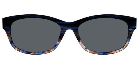 The Polarized Blue Horn Tortoise Sun Top