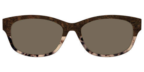 The Polarized Dark Oak Tortoise Split Sun Top