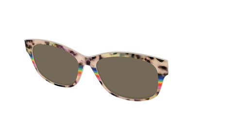 The Polarized Prism Split Tortoise Sun Top