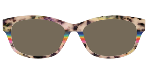The Polarized Prism Split Tortoise Sun Top