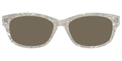 The Polarized White Quartz Pearl Sun Top