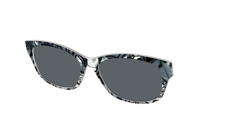 The Polarized Zebra Pearl Split Sun Top