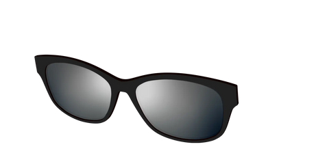 The Polarized Silver Reflective Sun Top
