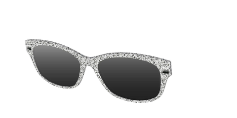 The Polarized Silver Sparkle Sun Top