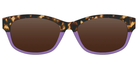 The Polarized Lavender Tortoise Split Sun Top