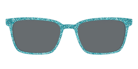 The Polarized Aquamarine Sparkle Sun Top