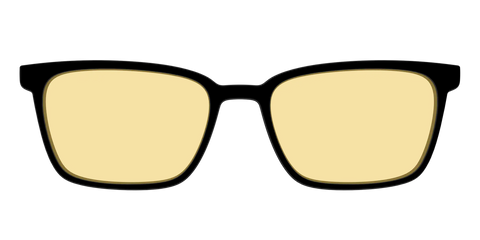 The Black With Citrine Yellow Lens