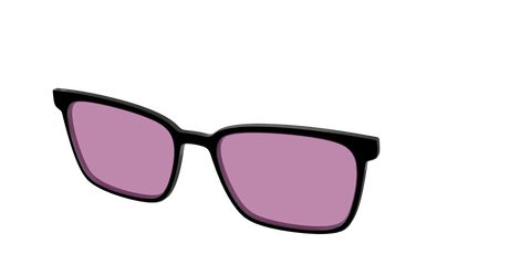 The Black with Pink Racquet Sport Lens