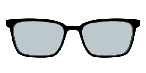 The Black With Slate Blue Lens