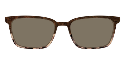 The Polarized Dark Oak Tortoise Split Sun Top