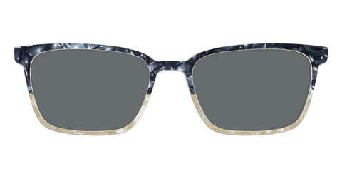 The Polarized Navy to Taupe Pearl Split Sun Top