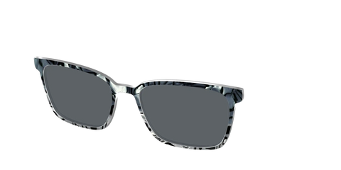 The Polarized Zebra Pearl Split Sun Top