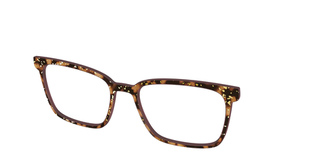 The Sandalwood Tortoise with Gold Foil