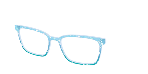 The Sky Blue Crystal with Daisy Glitter