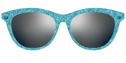 The Polarized Aquamarine Sparkle Sun Top