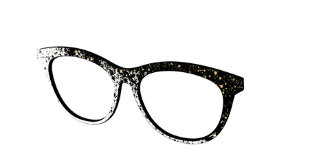 The Black & White Splatter