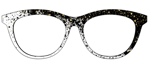 The Black & White Splatter