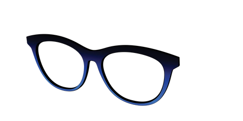 The Black to Blueberry Gradient