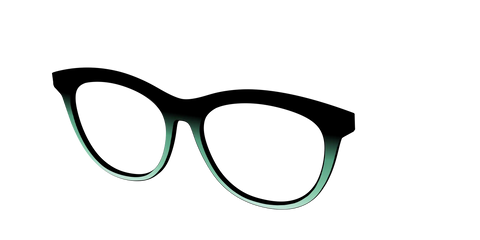 The Black to Spearmint Gradient