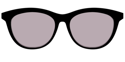 The Black with Gray Gaming Lens