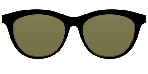The Black with Green Racquet Sport Lens